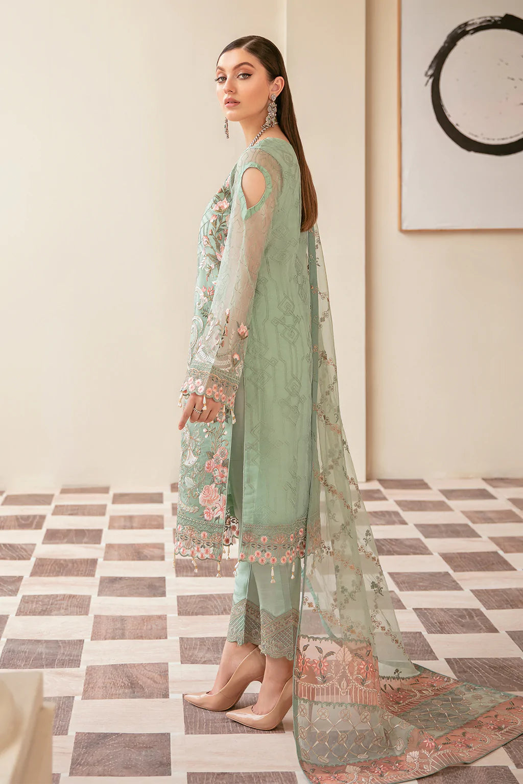 Minhal Embroidered Collection100% Original