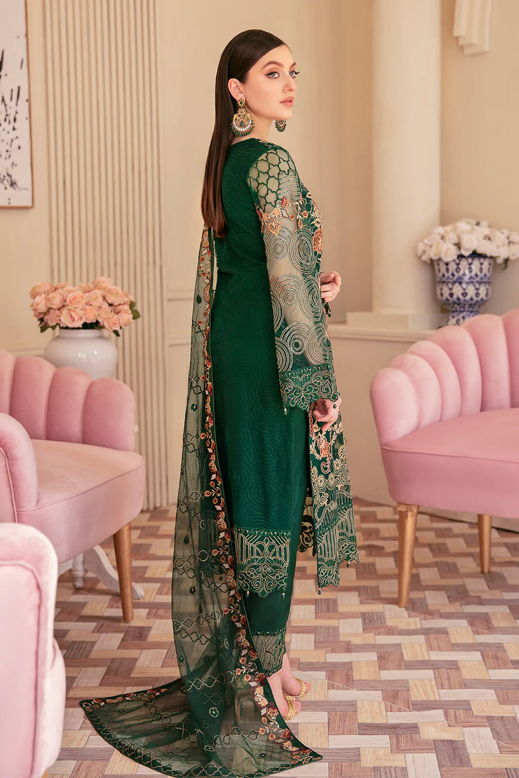 Minhal Embroidered Collection100% Original