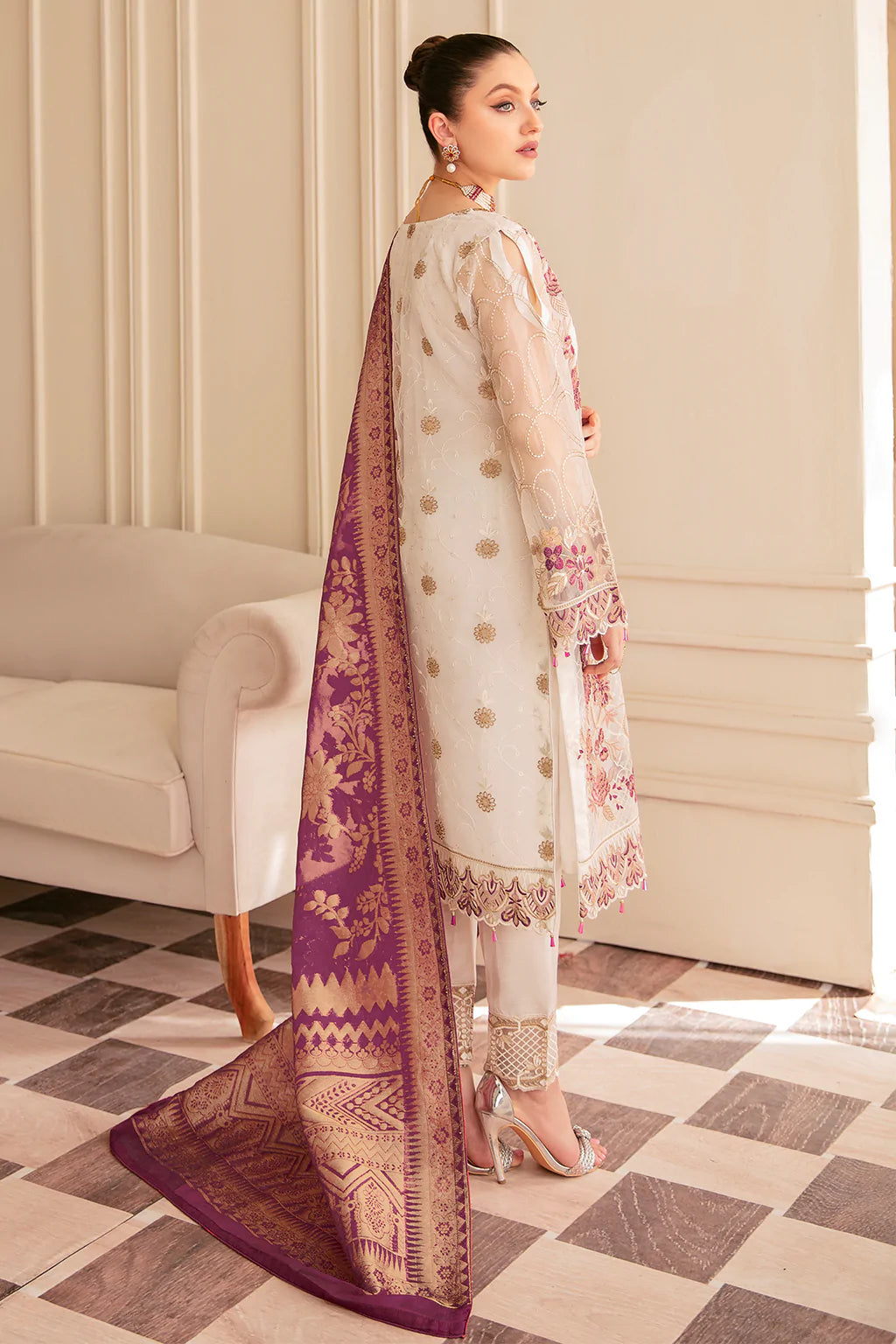 Minhal Embroidered Collection100% Original