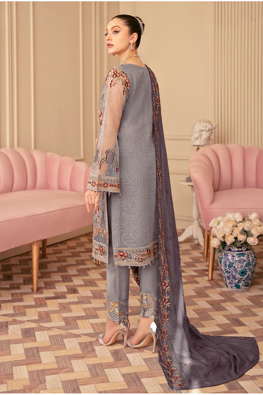 Minhal Embroidered Collection100% Original