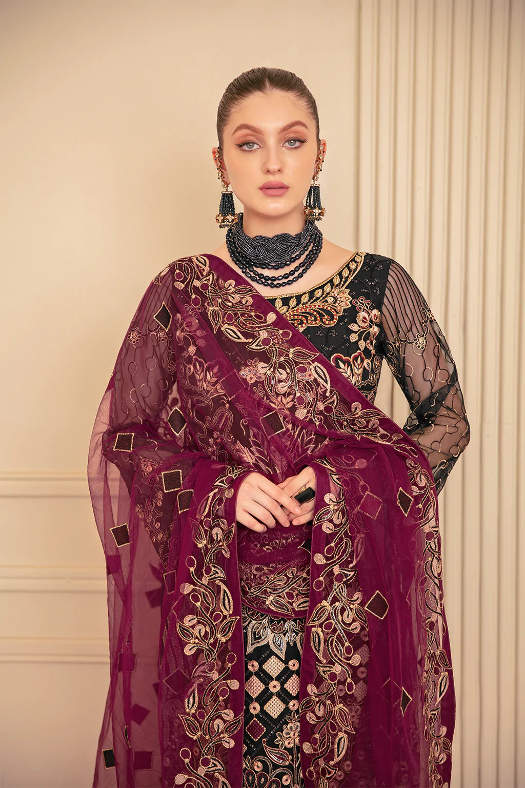 Minhal Embroidered Collection100% Original