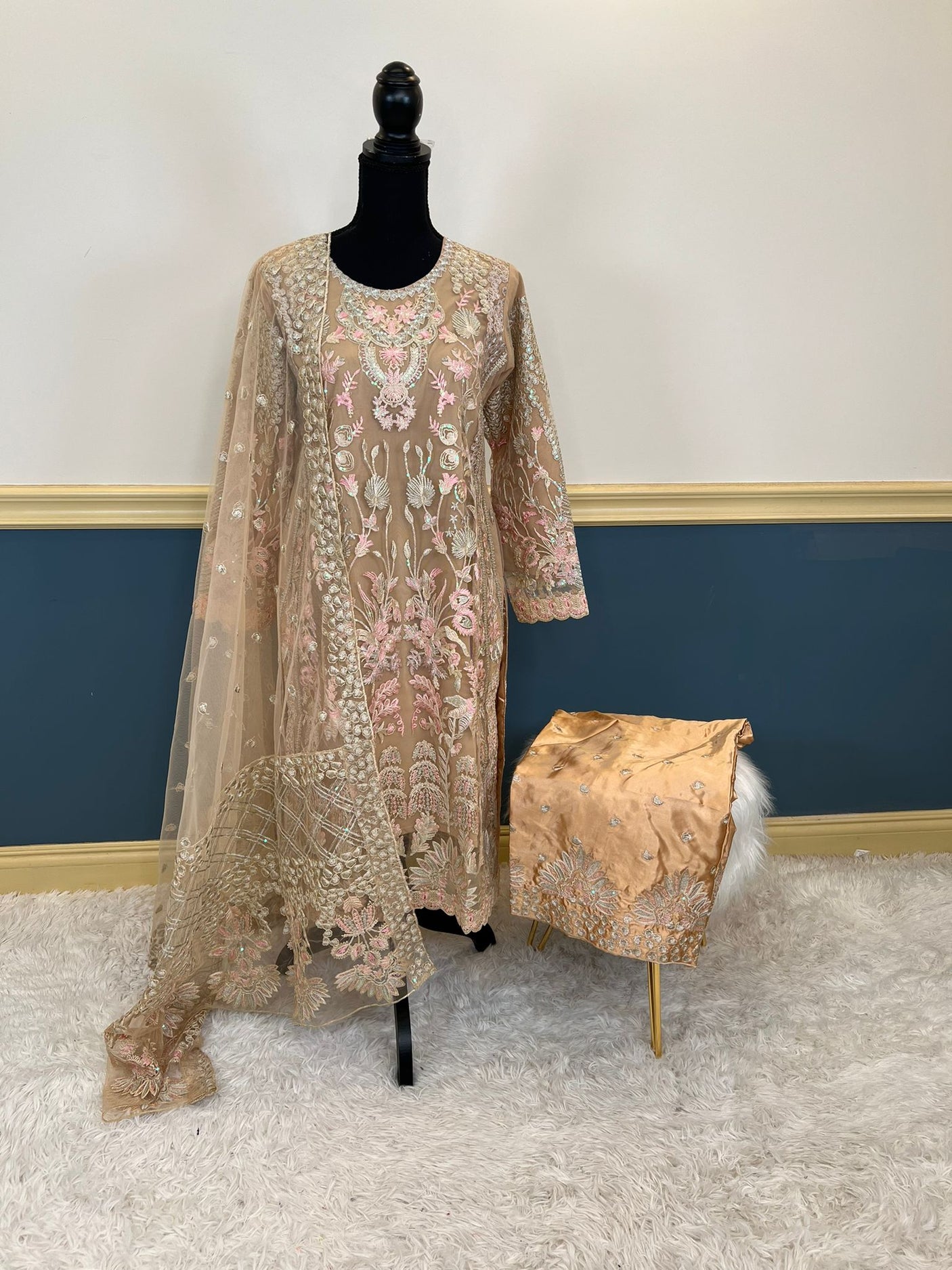 Pakistani Embroidered Party wear Ready To Ship