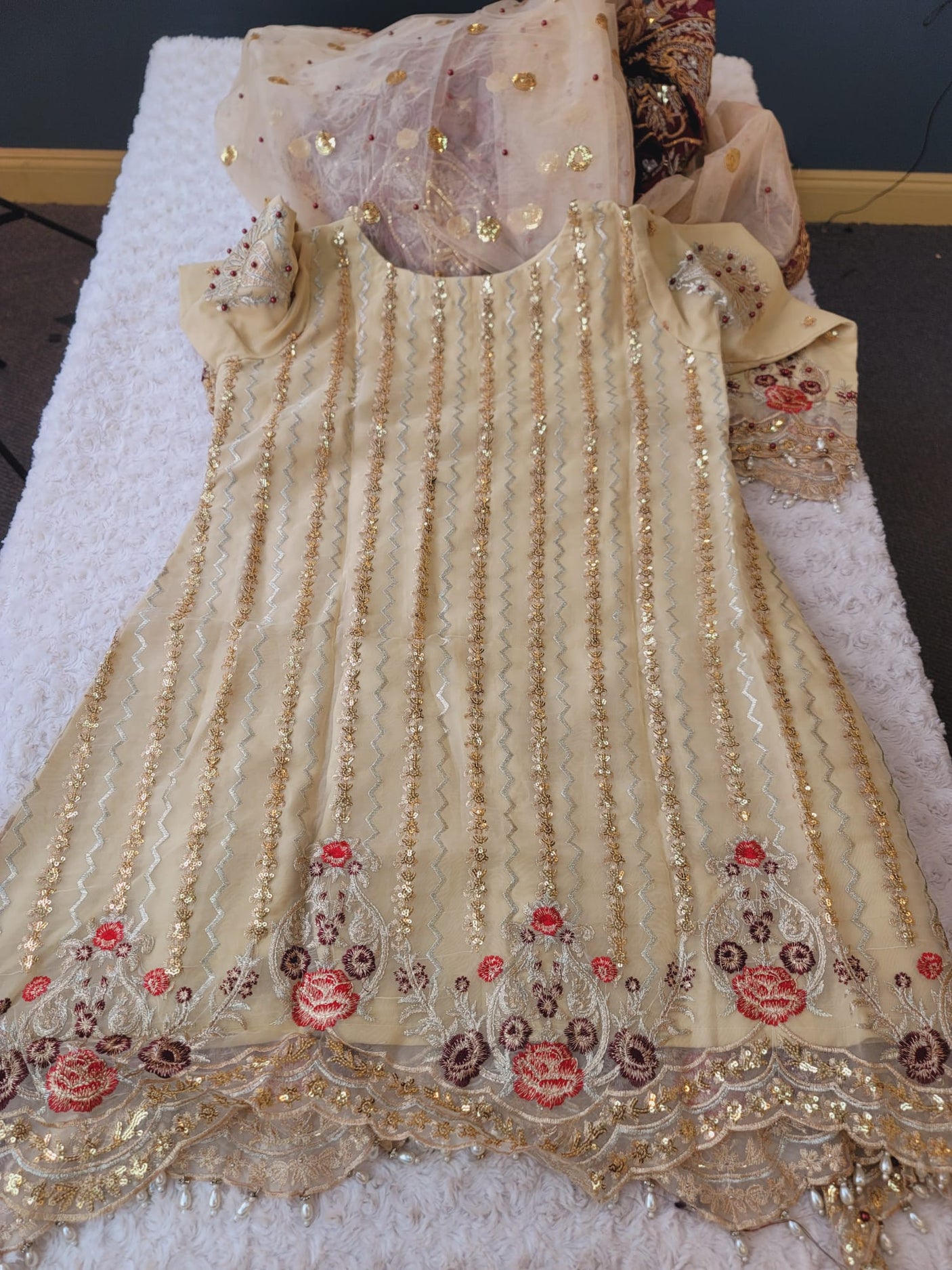 Pakistani Stitched Embroidery Party Wear Dresses Ready To Ship