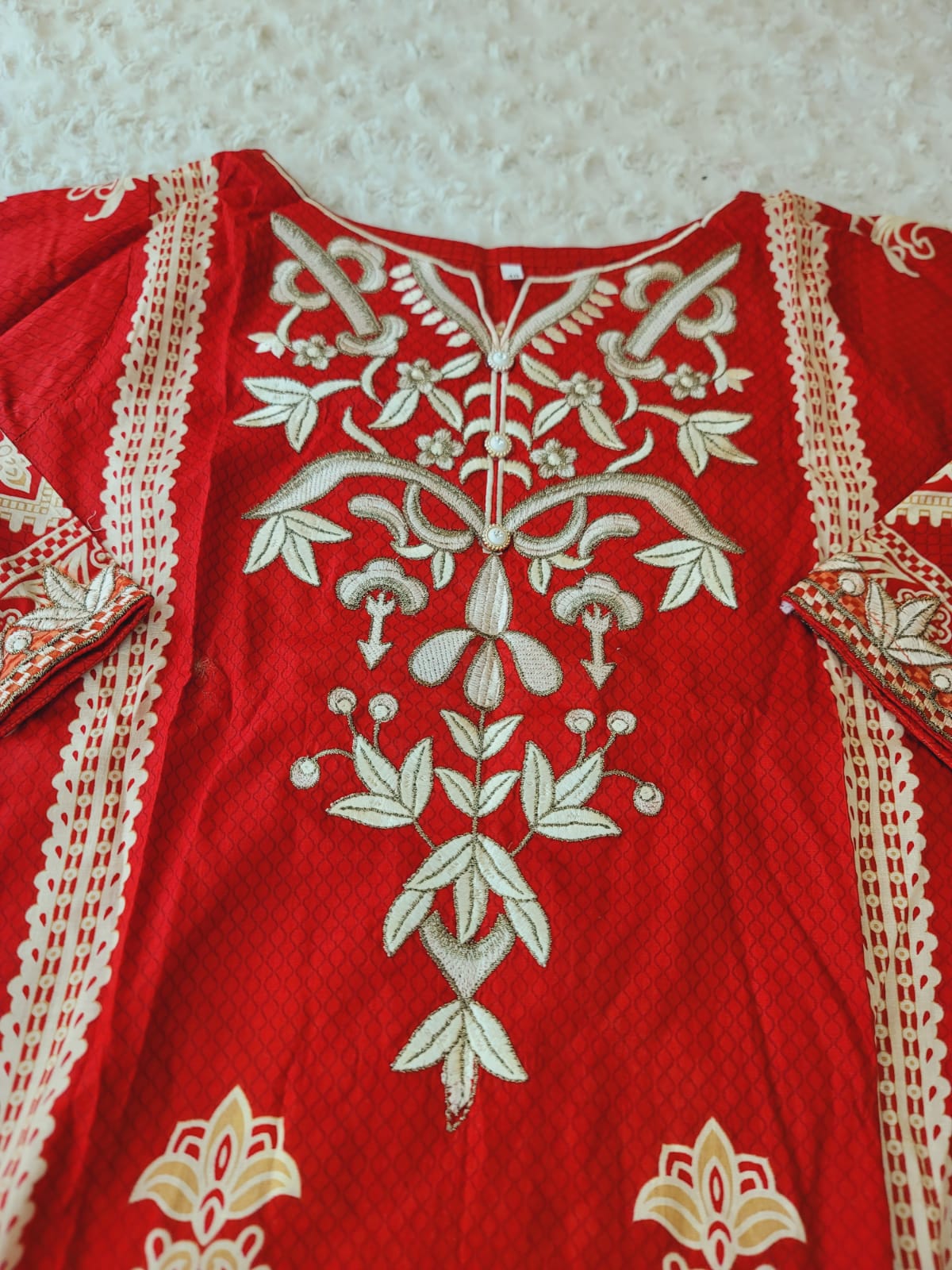 Pakistani Stitched lawn Embroidered Salwar kameez ready to ship