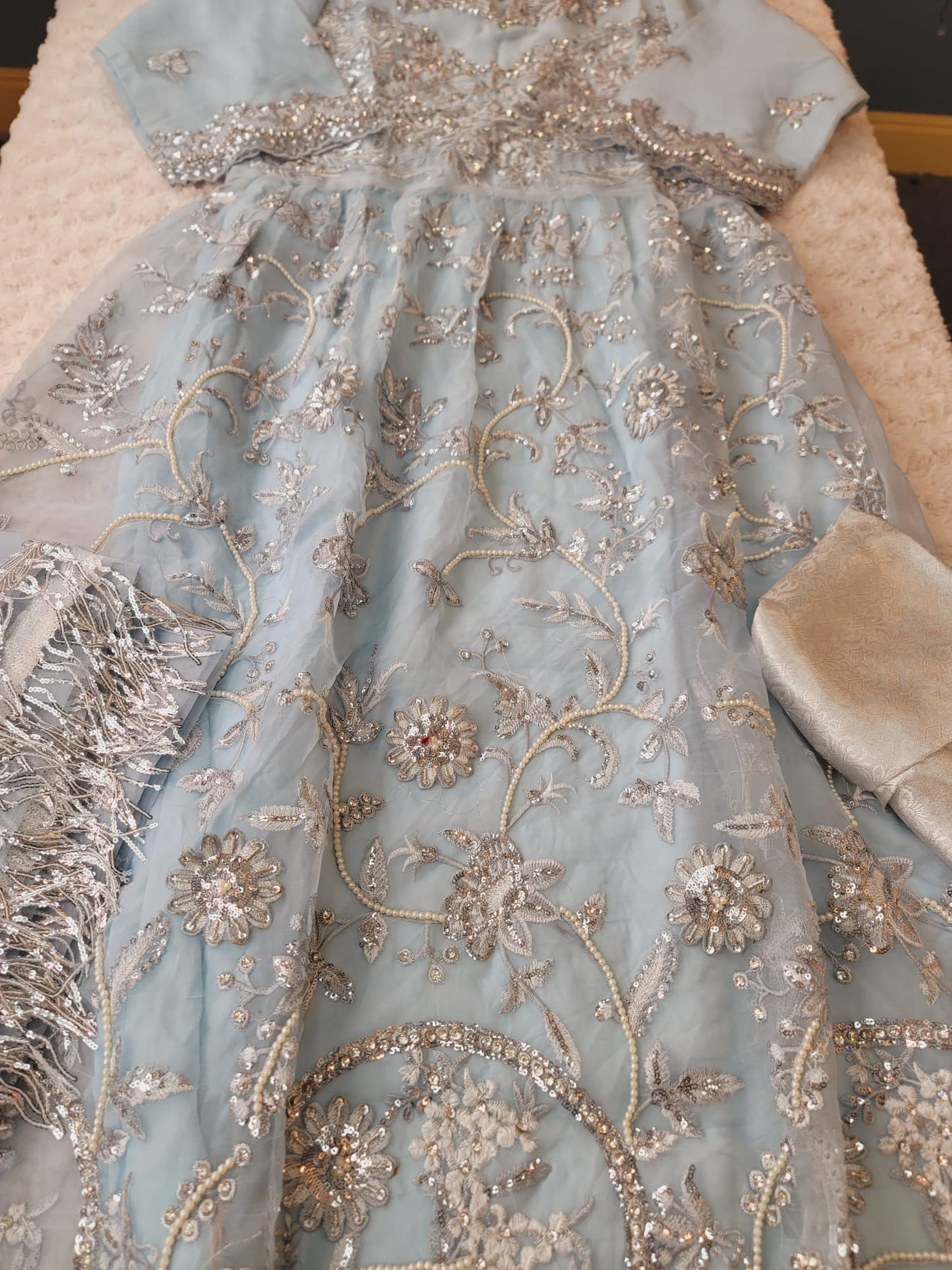 Pakistani Stitched Embroidery Party Wear Dresses Ready To Ship