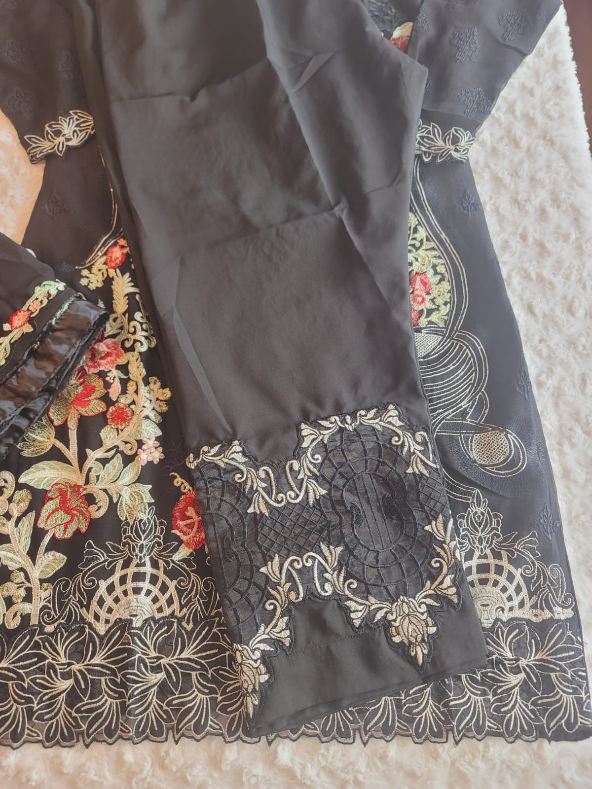 Pakistani Stitched Embroidery Party Wear Dresses Ready To Ship