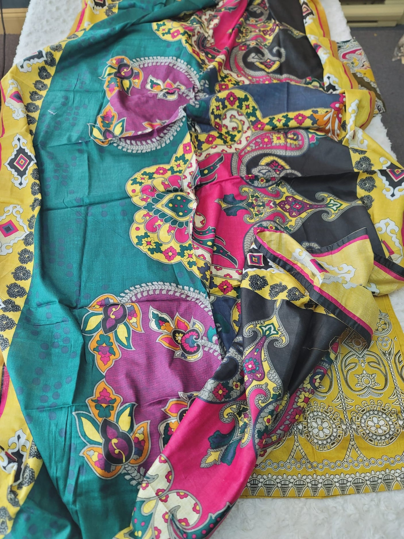 Pakistani Stitched lawn Embroidered Salwar kameez ready to ship