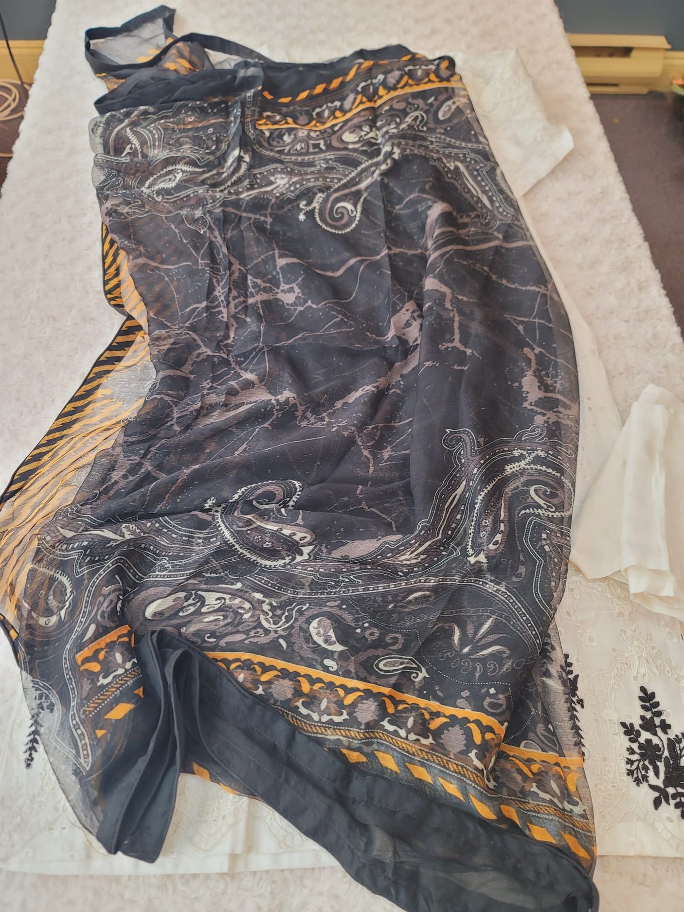 Pakistani Stitched lawn Embroidered Salwar kameez ready to ship