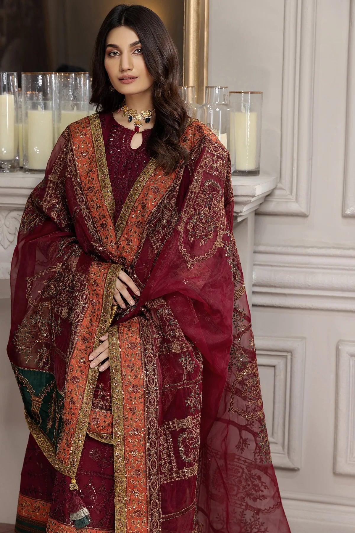 Alizeh Embroidered Chiffon Collection100% Original
