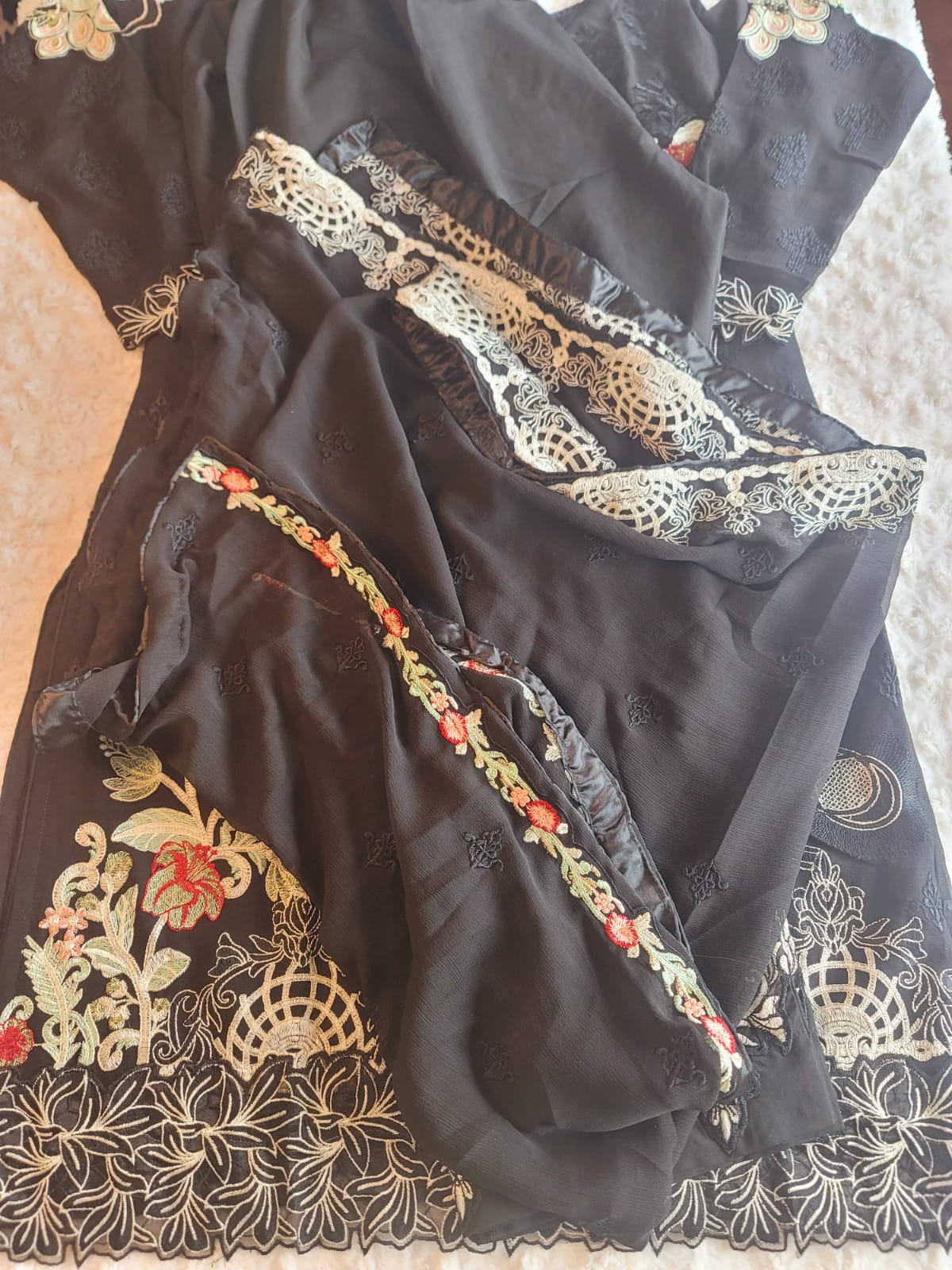 Pakistani Stitched Embroidery Party Wear Dresses Ready To Ship