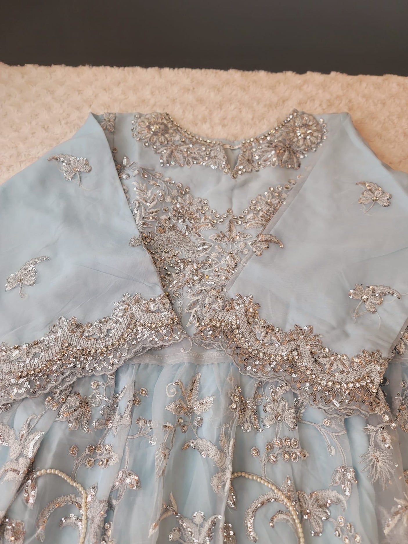 Pakistani Stitched Embroidery Party Wear Dresses Ready To Ship