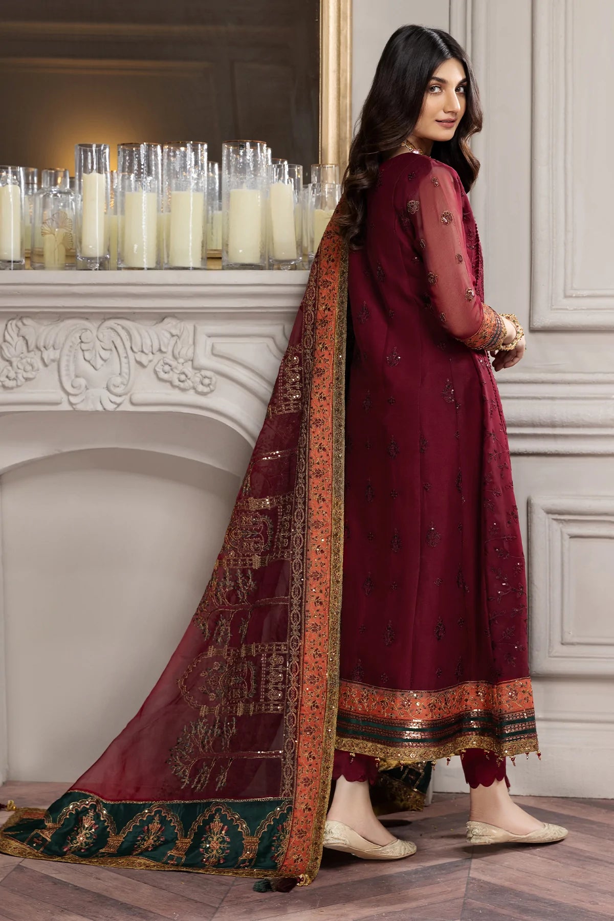 Alizeh Embroidered Chiffon Collection100% Original