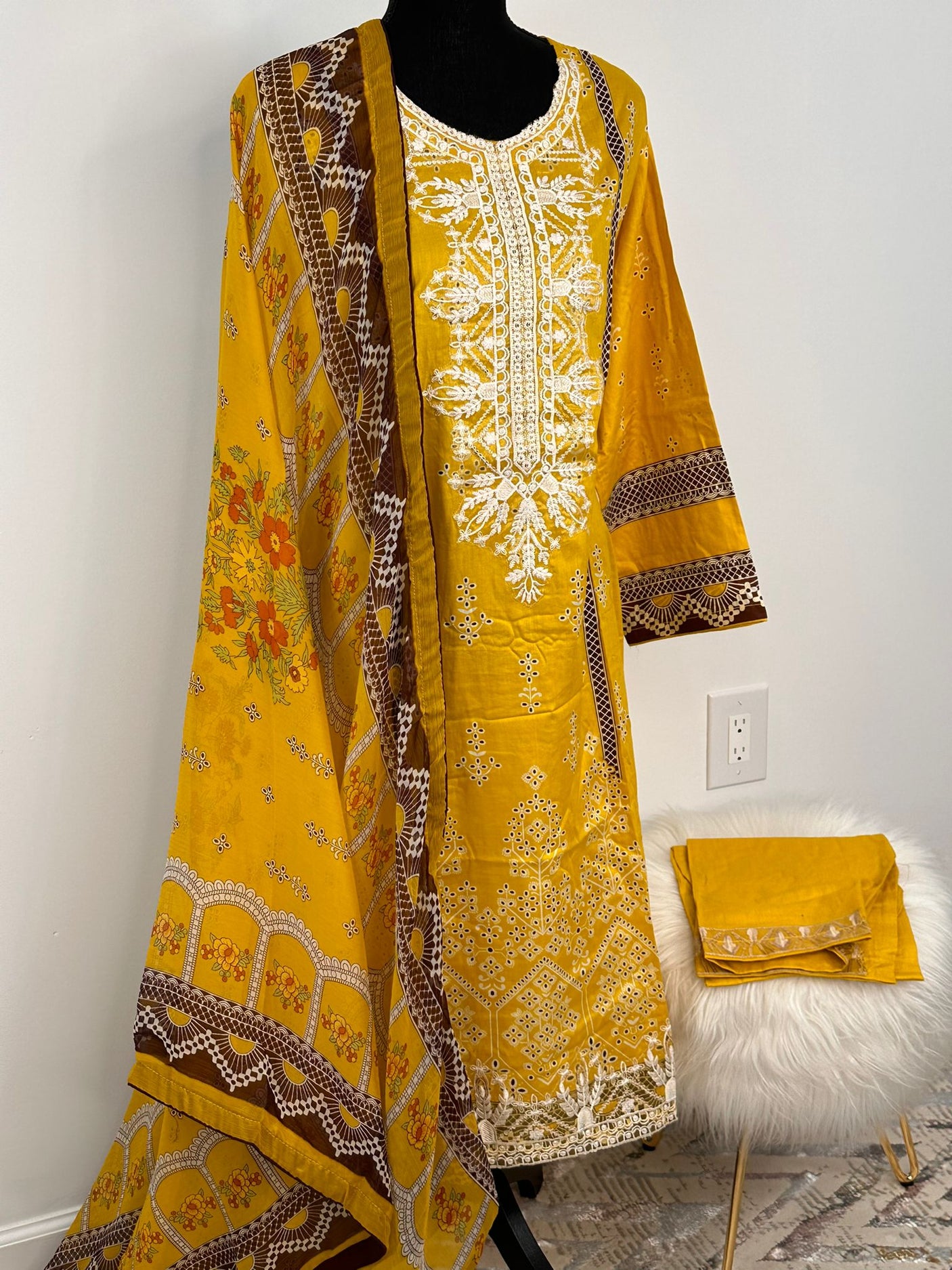 Pakistani Embroidered Lawn ready to ship