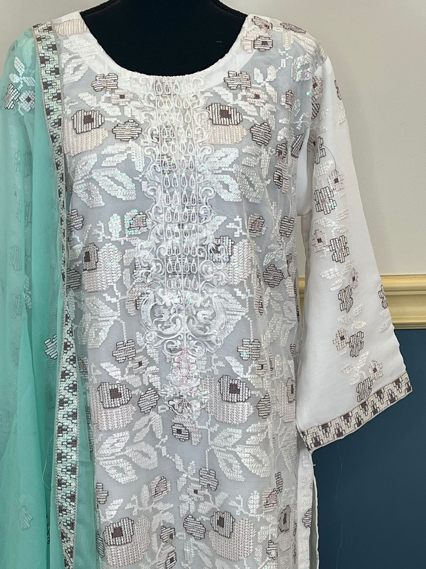 Pakistani Embroidered Party wear Ready To Ship