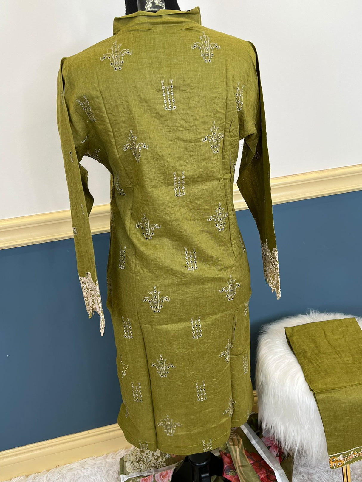 Luxury Embroidered lawn Ready To Ship