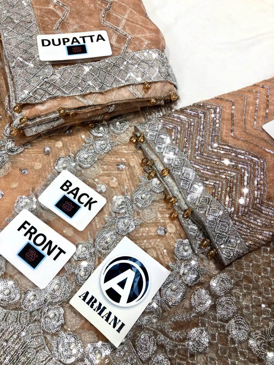 Pakistani Stitched Embroidery Party Wear Dresses Ready To Ship