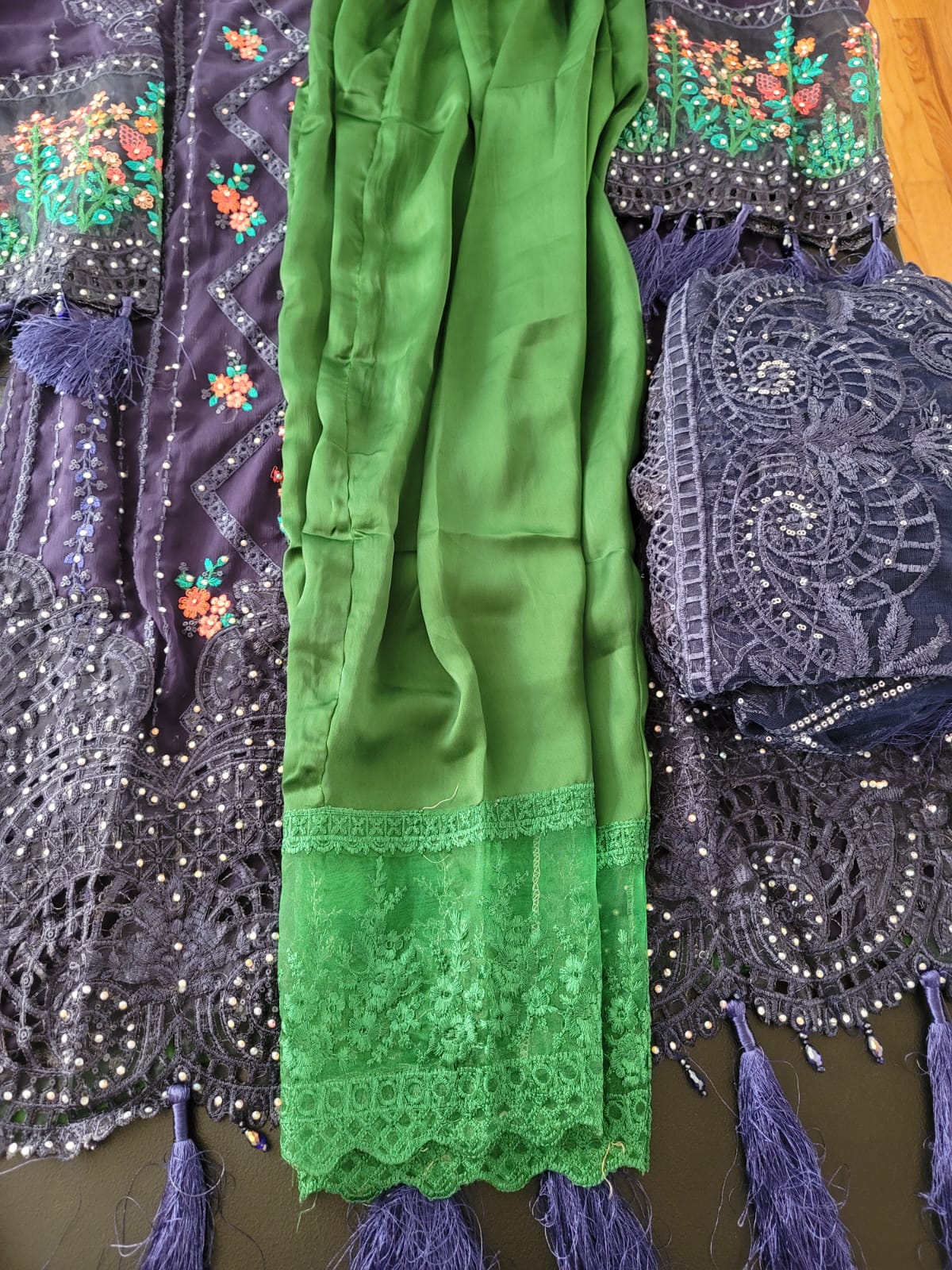 Pakistani Stitched Embroidery Party Wear Dresses Ready To Ship