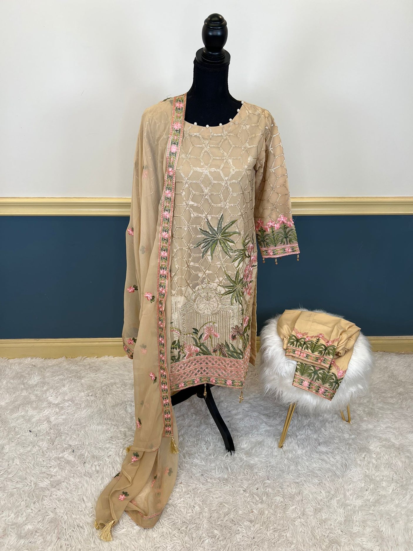 Pakistani Embroidered Party wear Ready To Ship