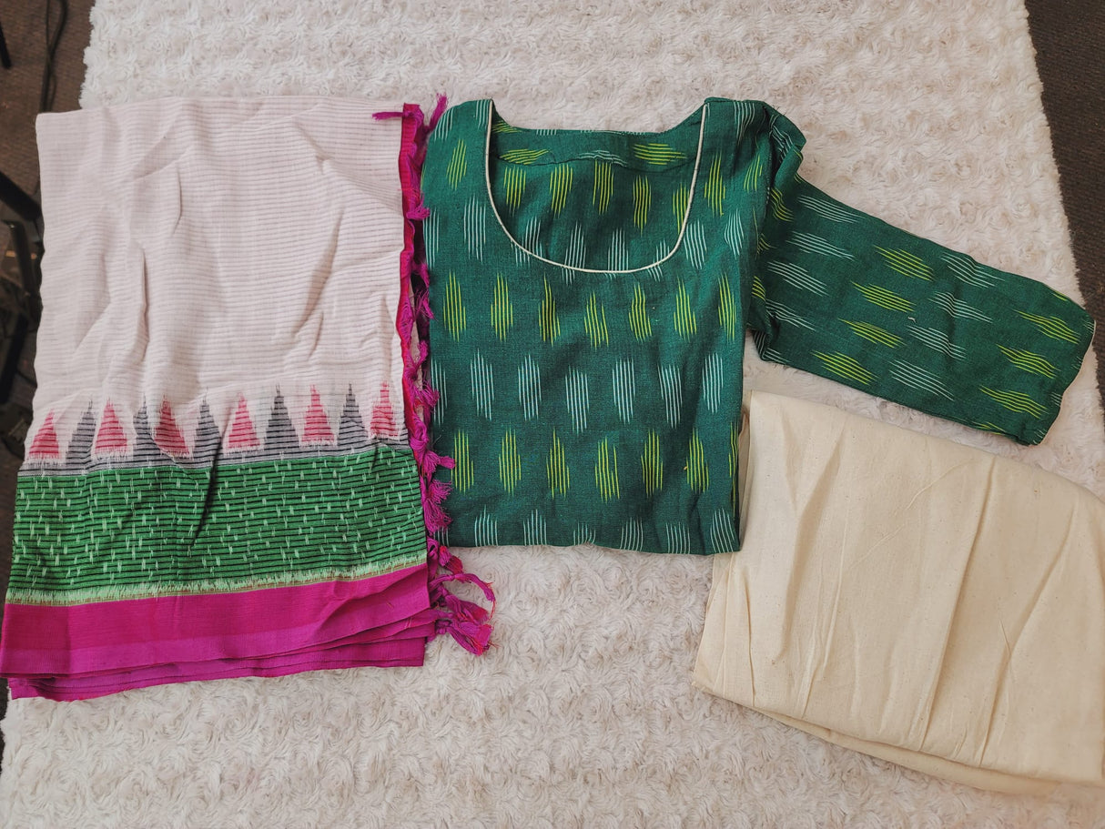 Handloom Ikkat Salwer Kamiz