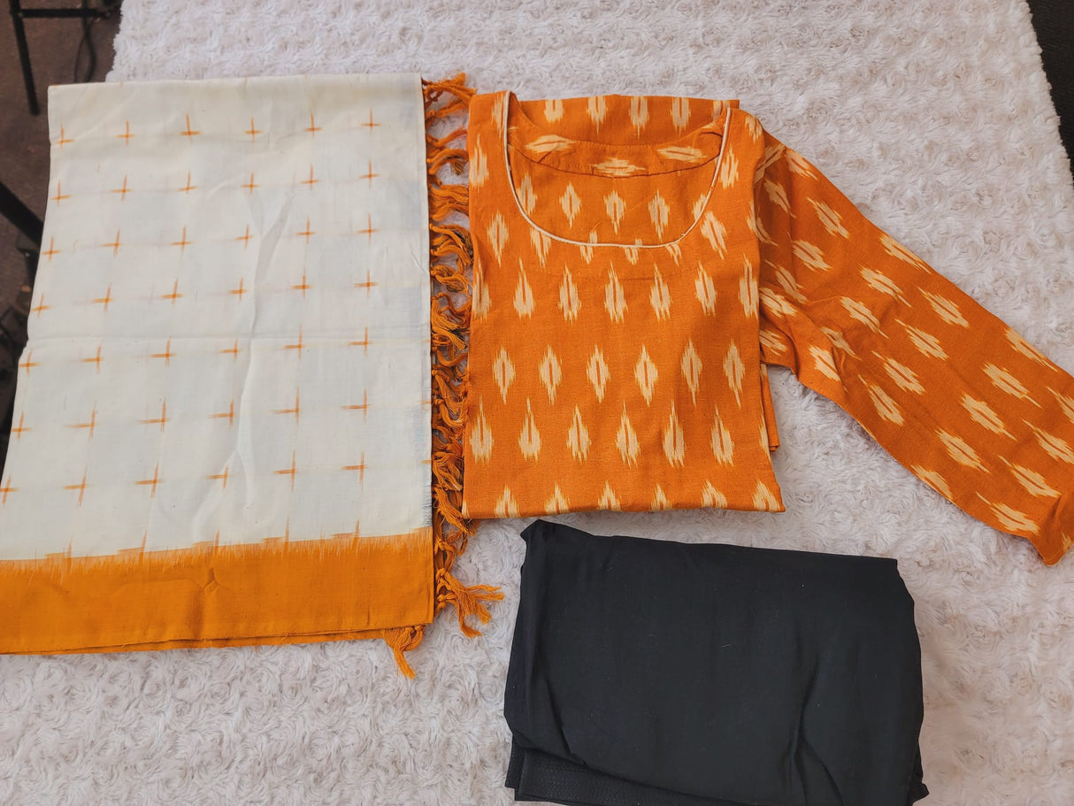 Handloom Ikkat Salwer Kamiz