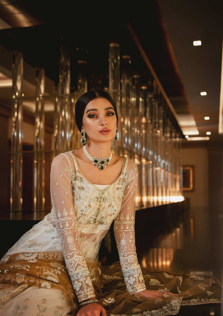 AIK Embroidered Chiffon Collection-100% Original Guaranteed