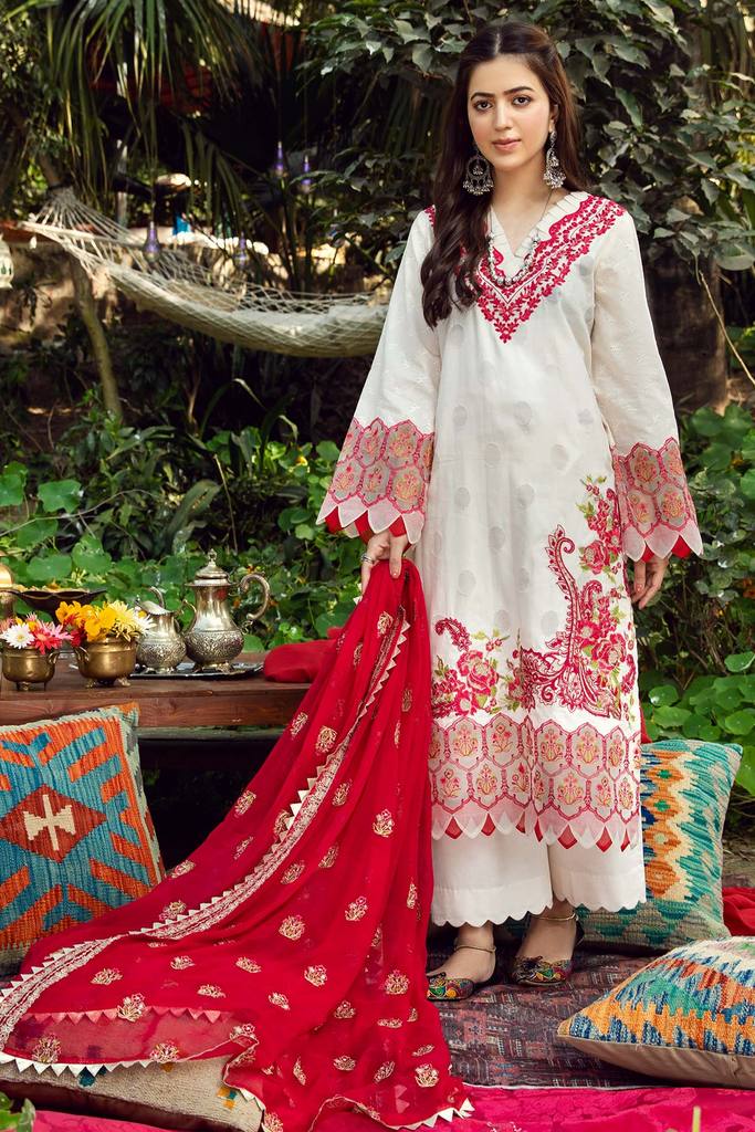 Baad e Naseem by Charizma Embroidered Luxury Lawn Collection 2021 -100% Original Guaranteed