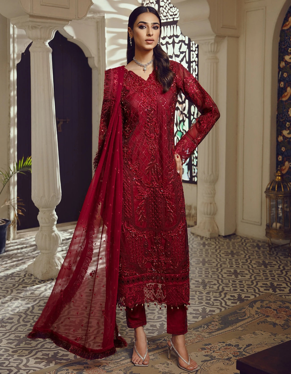 Belle Robe by Emaan Adeel Luxury Chiffon Embroidered Collection 100% Original Guaranteed
