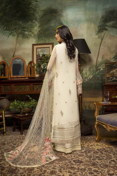 Adan Libas Guzarish Chikankari Luxury Chiffon Embroidered Collection 2021 -100% Original Guaranteed