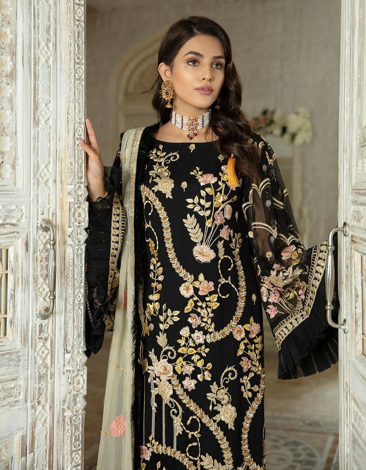Le Festa by Emaan Adeel Chiffon Collection -100% Original Guaranteed