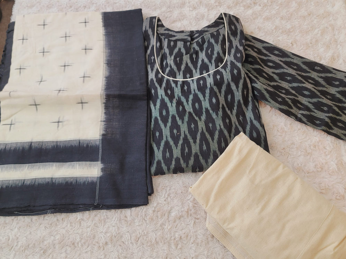 Handloom Ikkat Salwer Kamiz