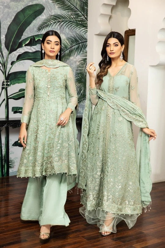 Alizeh Fashion By Bilal's Embroidered Chiffon Collection -100% Original Guaranteed