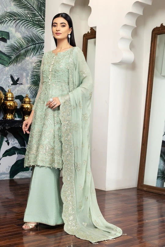 Alizeh Fashion By Bilal's Embroidered Chiffon Collection -100% Original Guaranteed