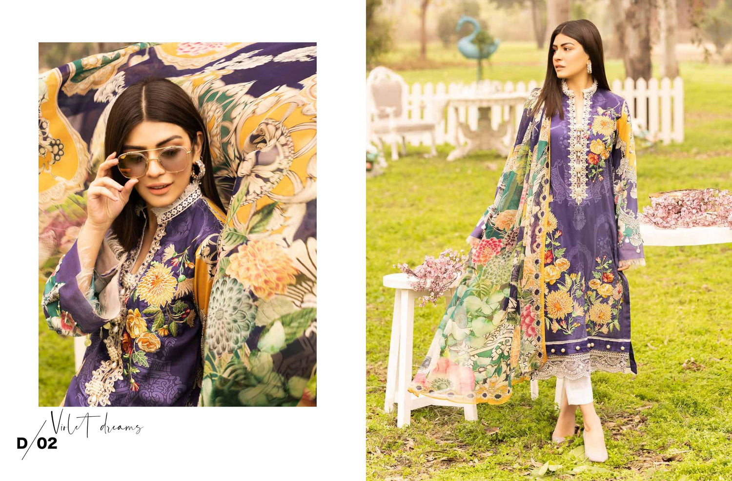 Adan Libas Summer Attires Luxury Lawn Embroidered 2021 Collection -100% Original Guaranteed