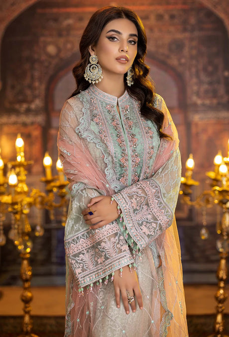 Adan's Libas Ravia Schiffli Embroidered Chiffon Collection