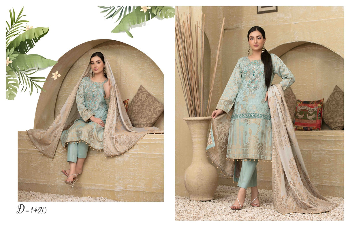 Meherma By Tawakkal Embroidered Lawn Collection 2021 -100% Original Guaranteed