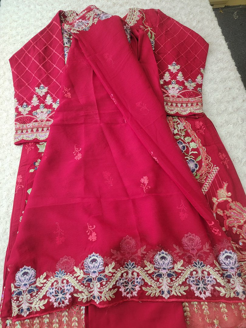 Pakistani Embroidered Party wear Ready To Ship