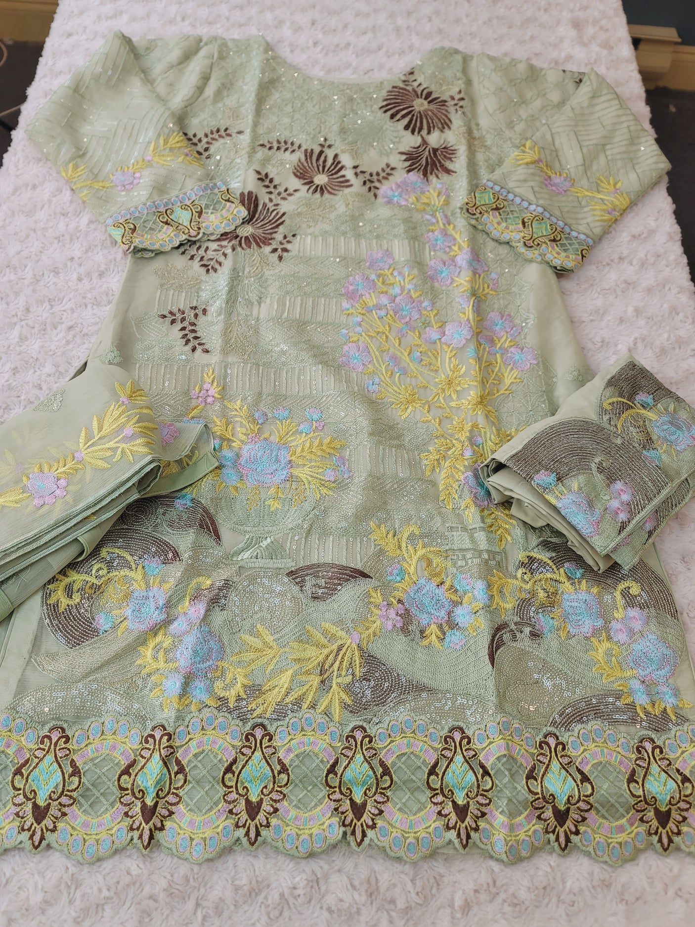 Pakistani Embroidered Party wear Ready To Ship