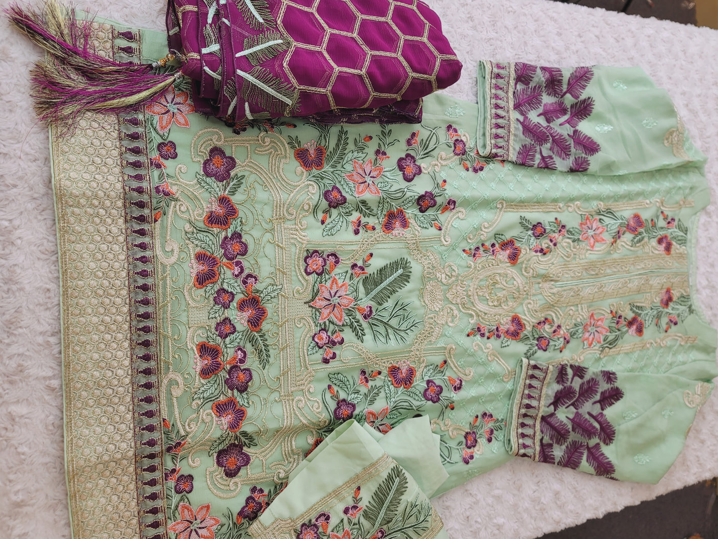 Pakistani Embroidered Party wear Ready To Ship