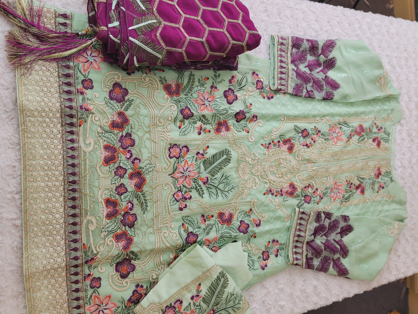 Pakistani Embroidered Party wear Ready To Ship