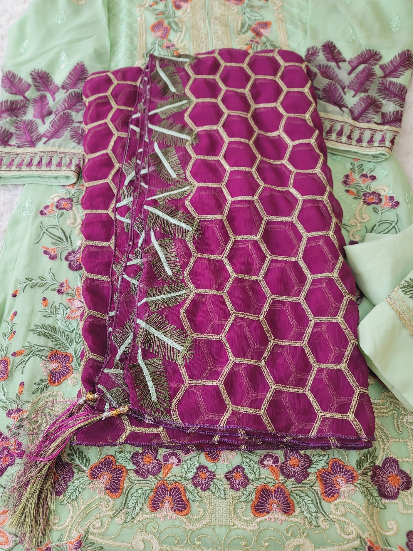 Pakistani Embroidered Party wear Ready To Ship