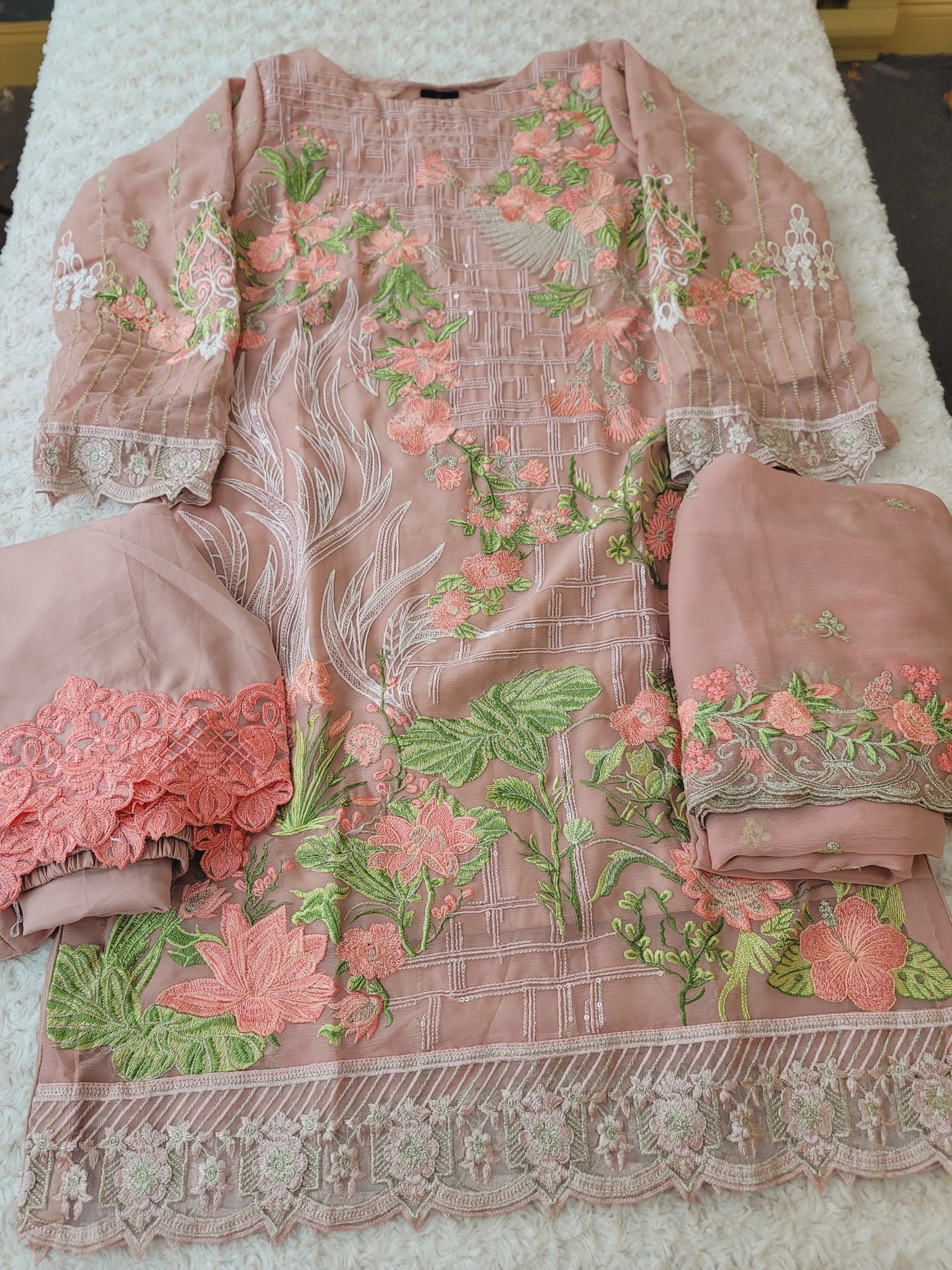 Pakistani Embroidered Party wear Ready To Ship