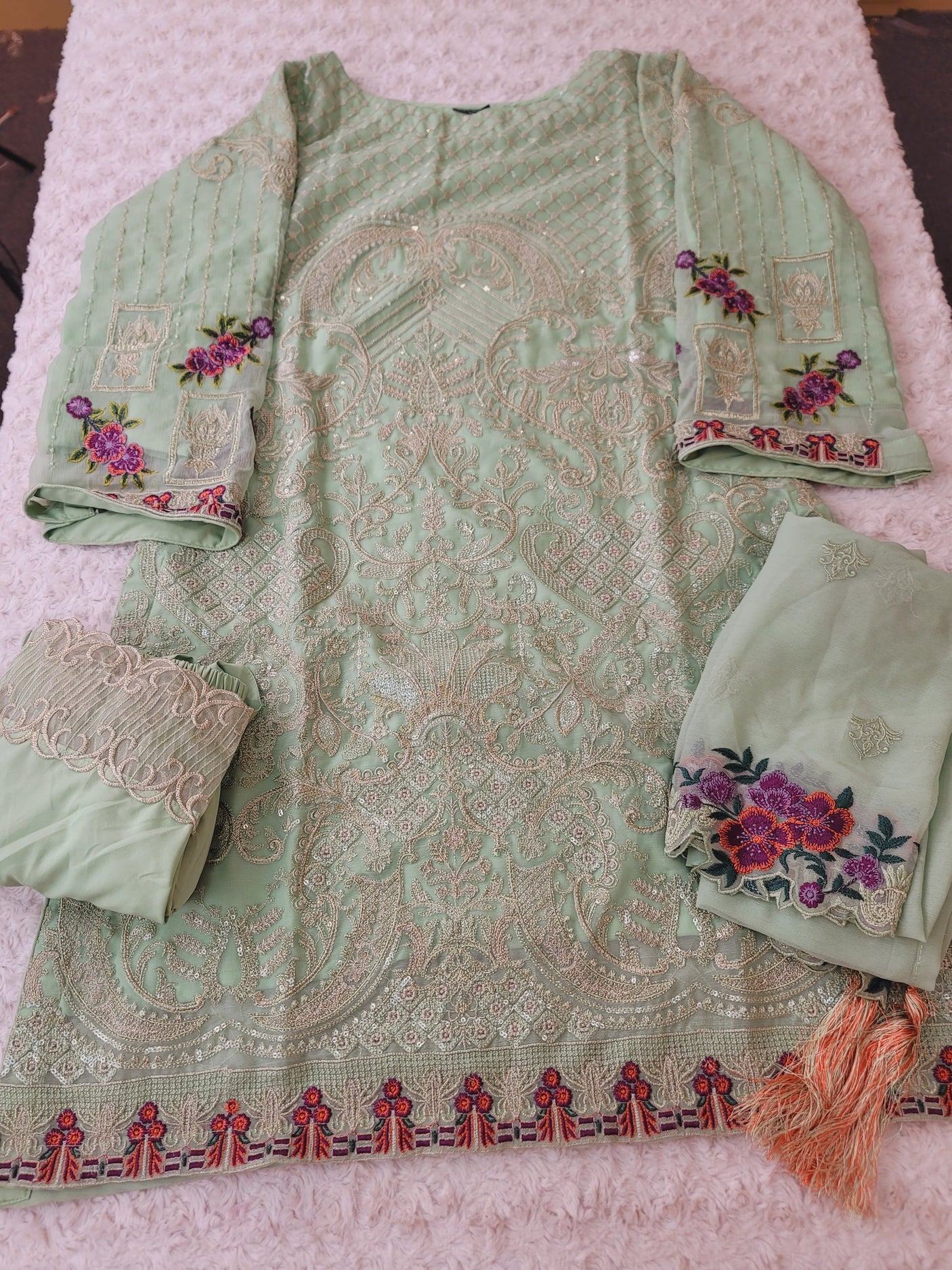Pakistani Embroidered Party wear Ready To Ship