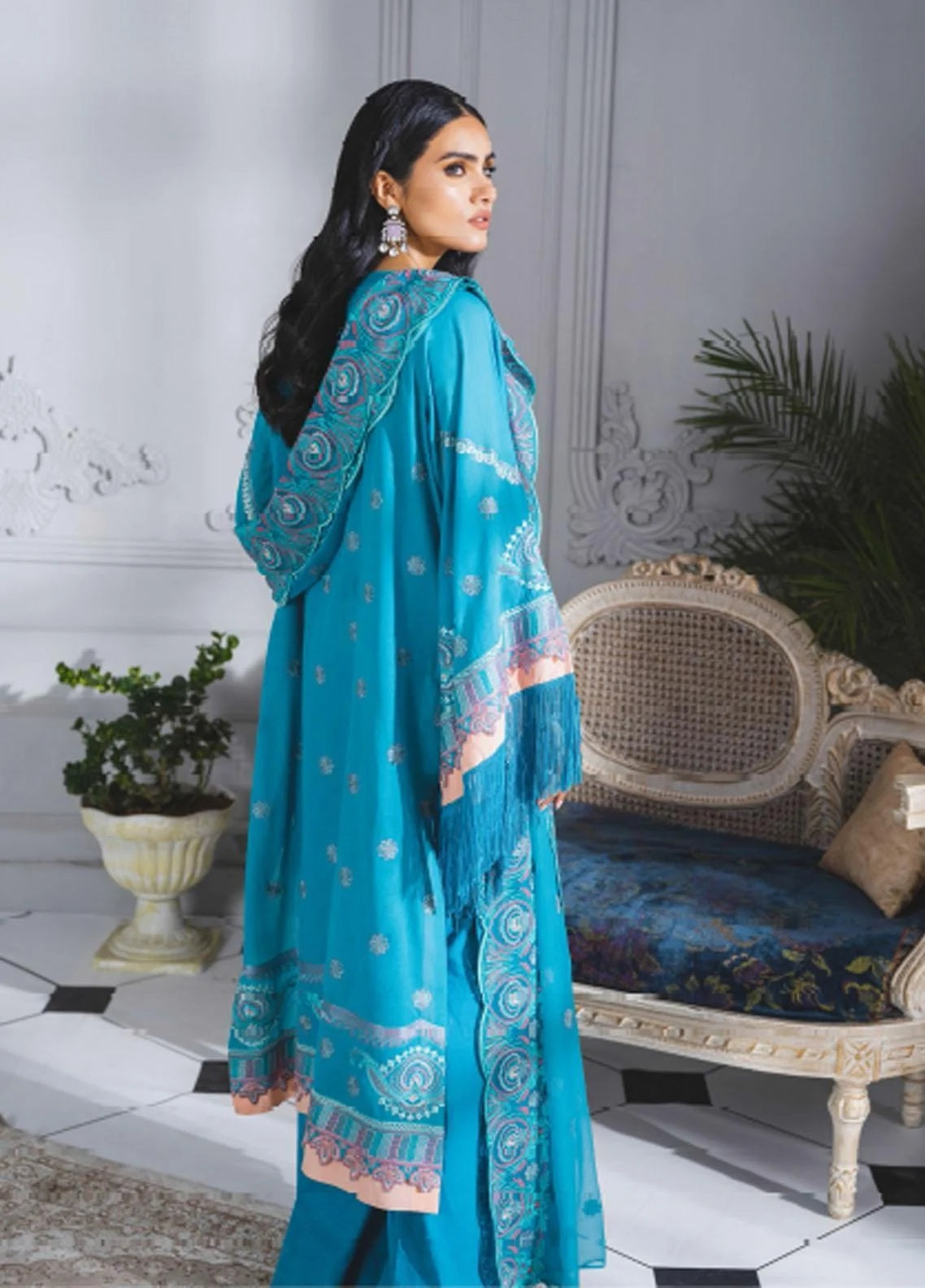 Maryum N Maria Embroidered Lawn Collection 2021 -100% Original Guaranteed