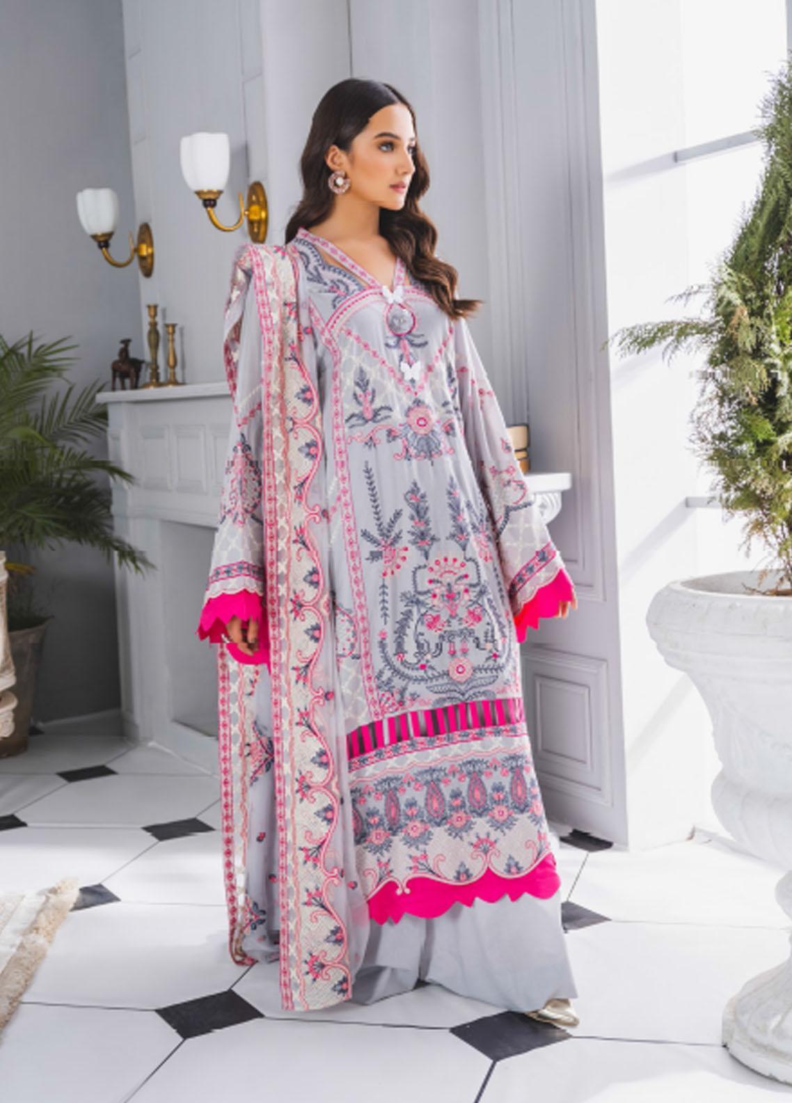 Maryum N Maria Embroidered Lawn Collection 2021 -100% Original Guaranteed