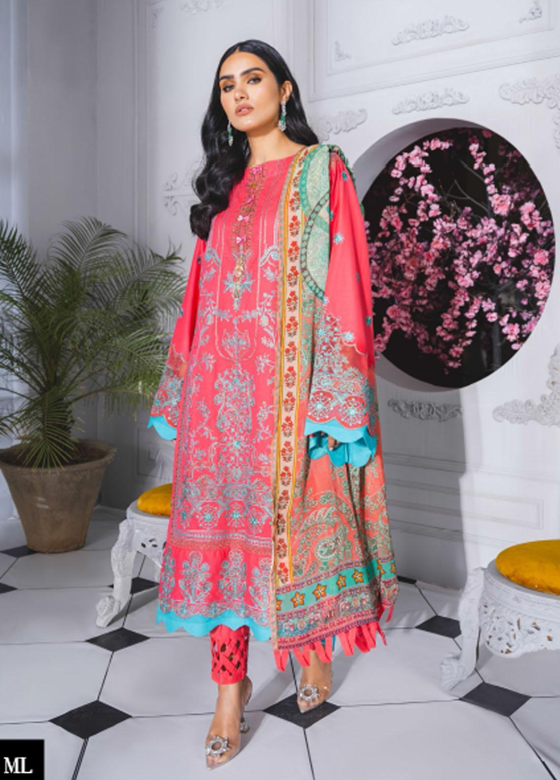 Maryum N Maria Embroidered Lawn Collection 2021 -100% Original Guaranteed