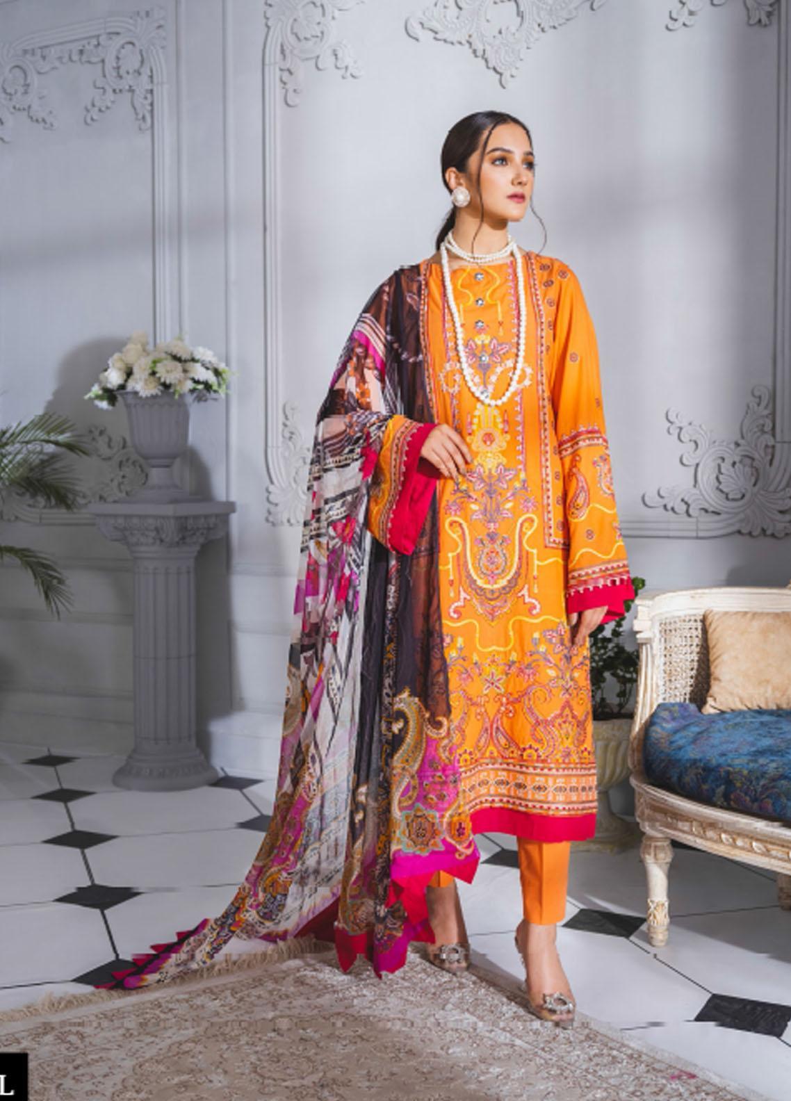 Maryum N Maria Embroidered Lawn Collection 100% Original
