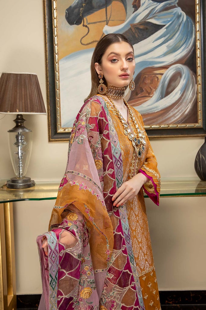 Charizma Diamond Dust Luxury Chiffon Embroidered 100% Original Guaranteed