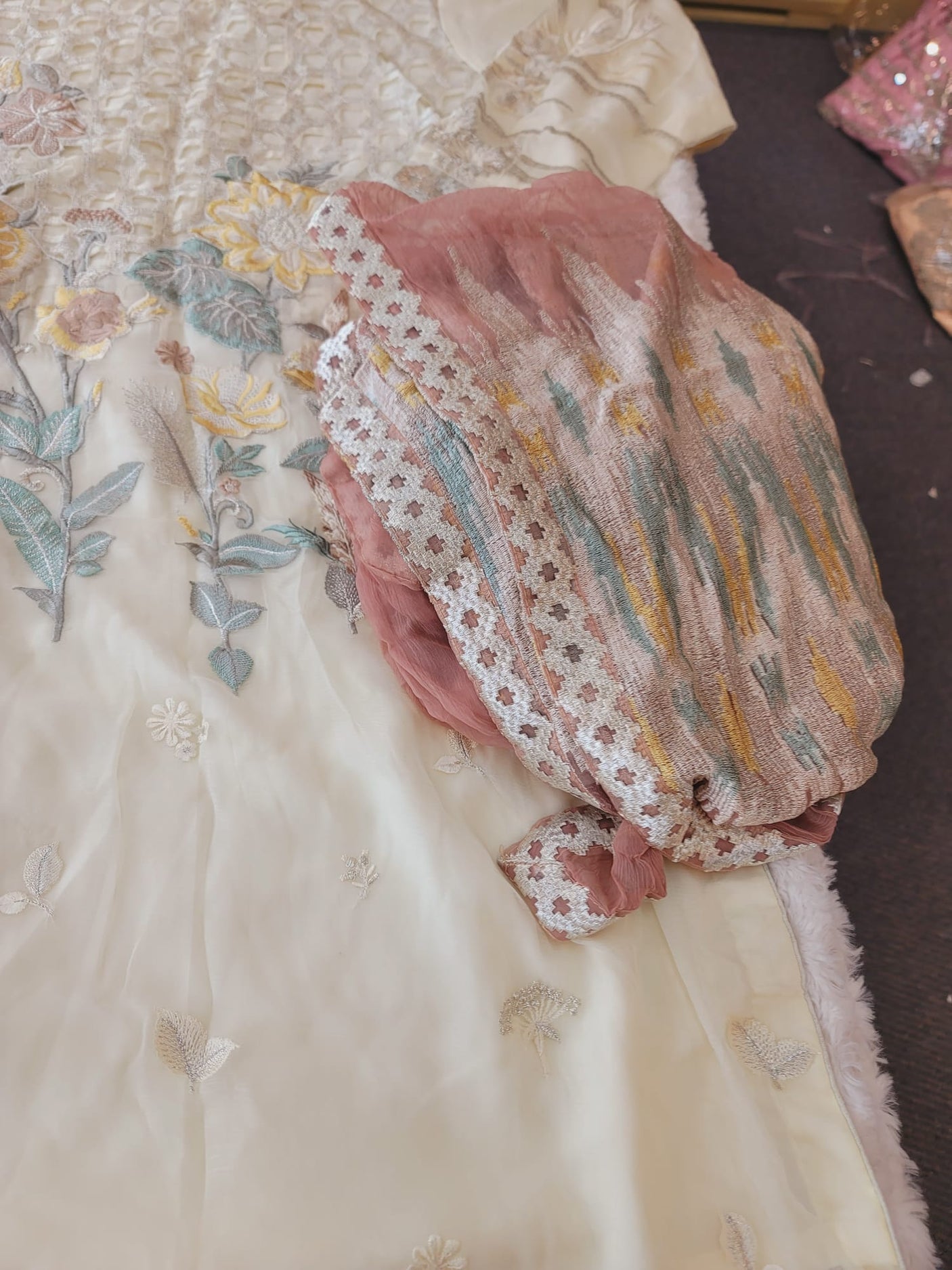 Pakistani Stitched Embroidery Party Wear Dresses Ready To Ship