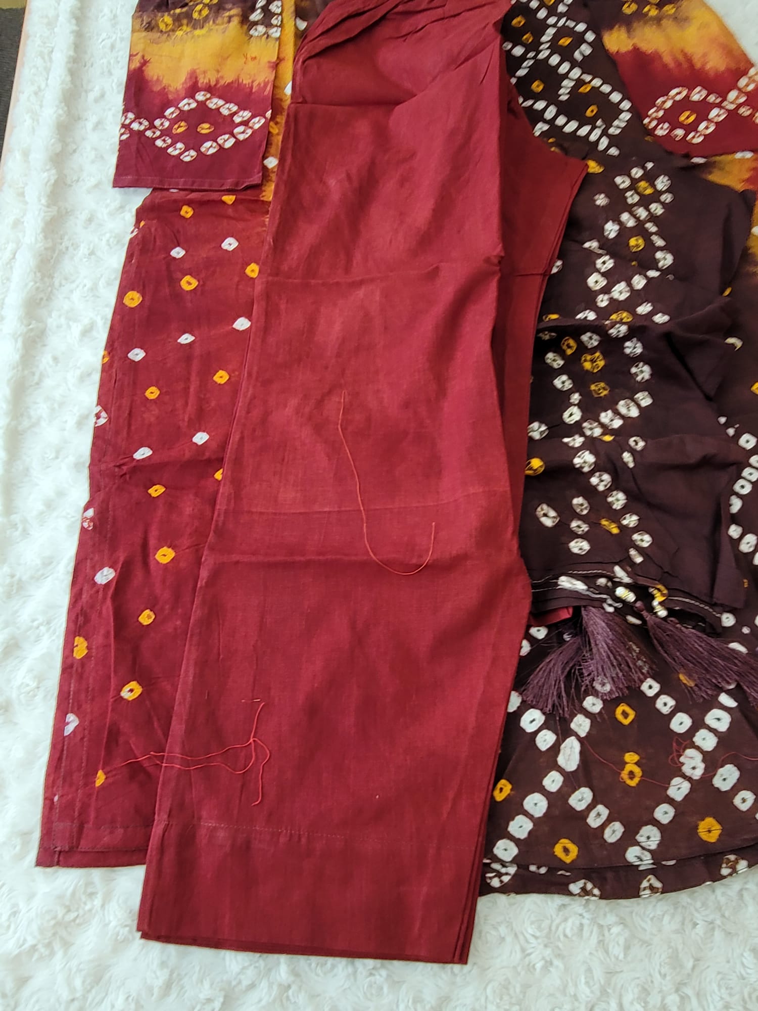 Bangladeshi batik salwer kamiz