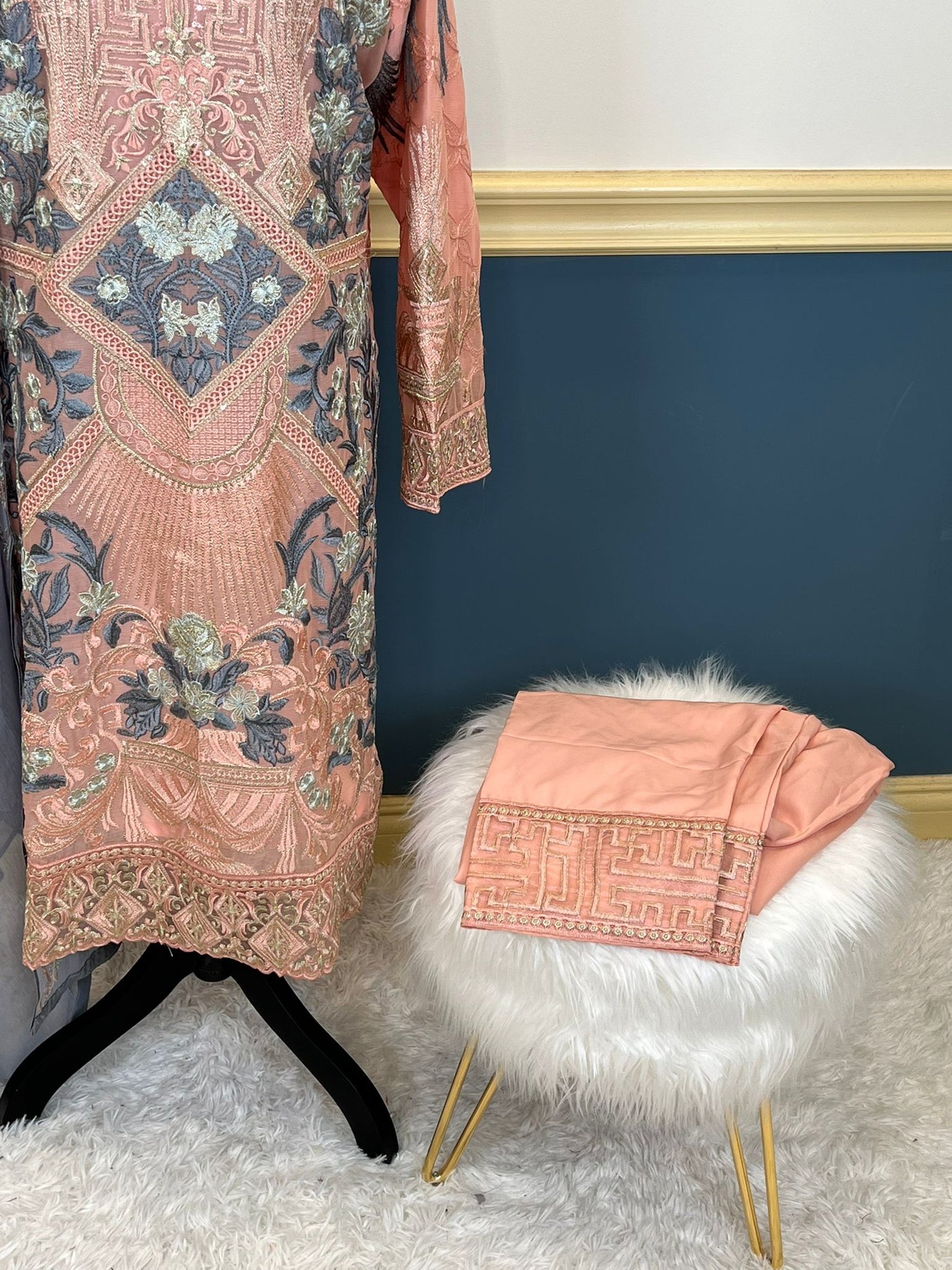 Pakistani Embroidered Party wear Ready To Ship